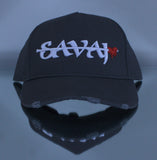 SAVAJ OG Cap (ripped/Distressed) Grey